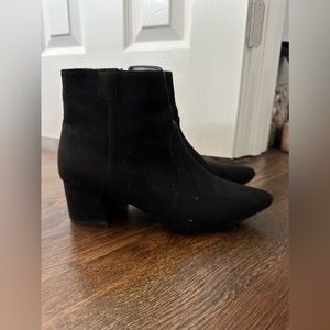 Suede booties